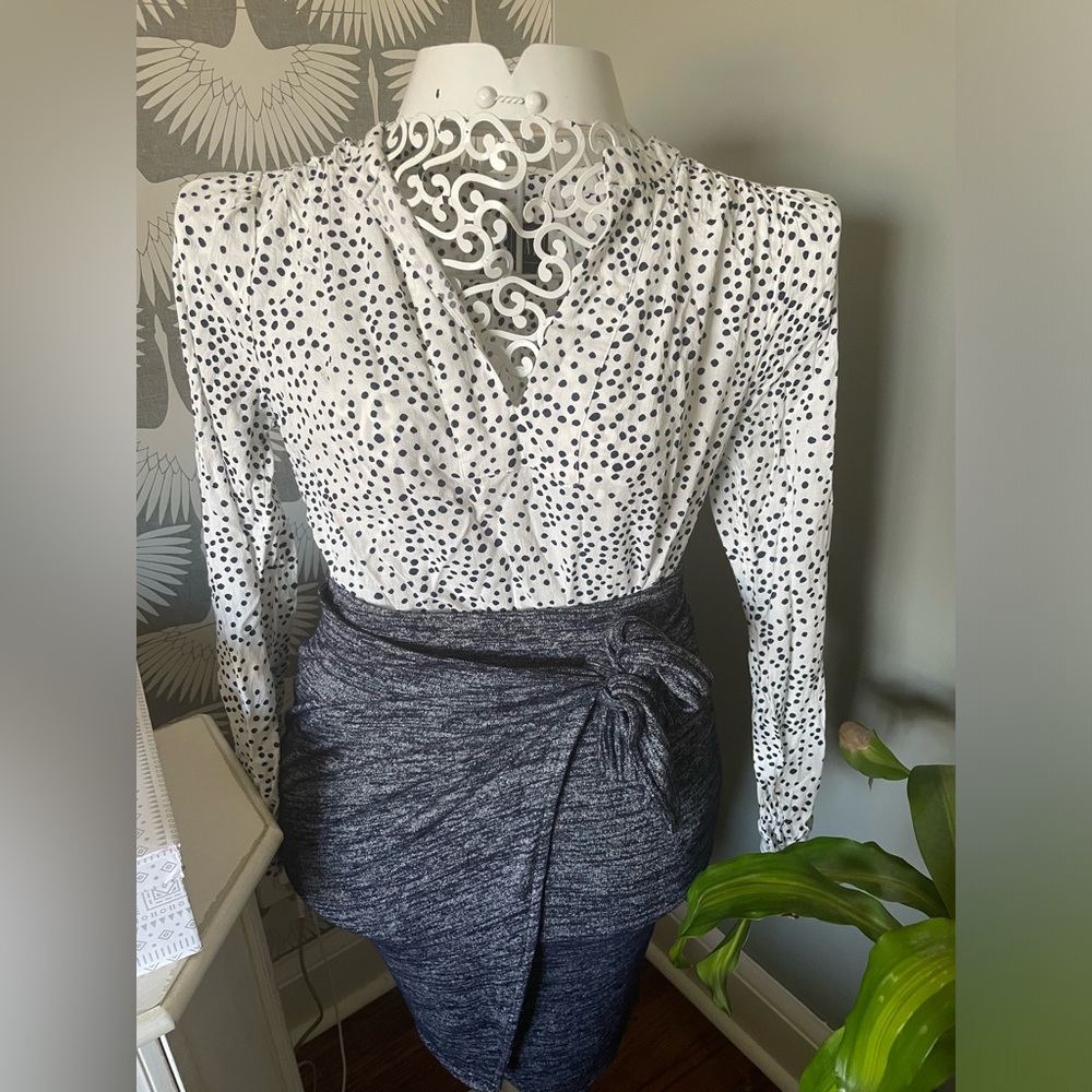 Polka printed Blouse XS